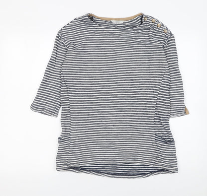 Womens UK Size 8 NEXT Blue Basic T-Shirt