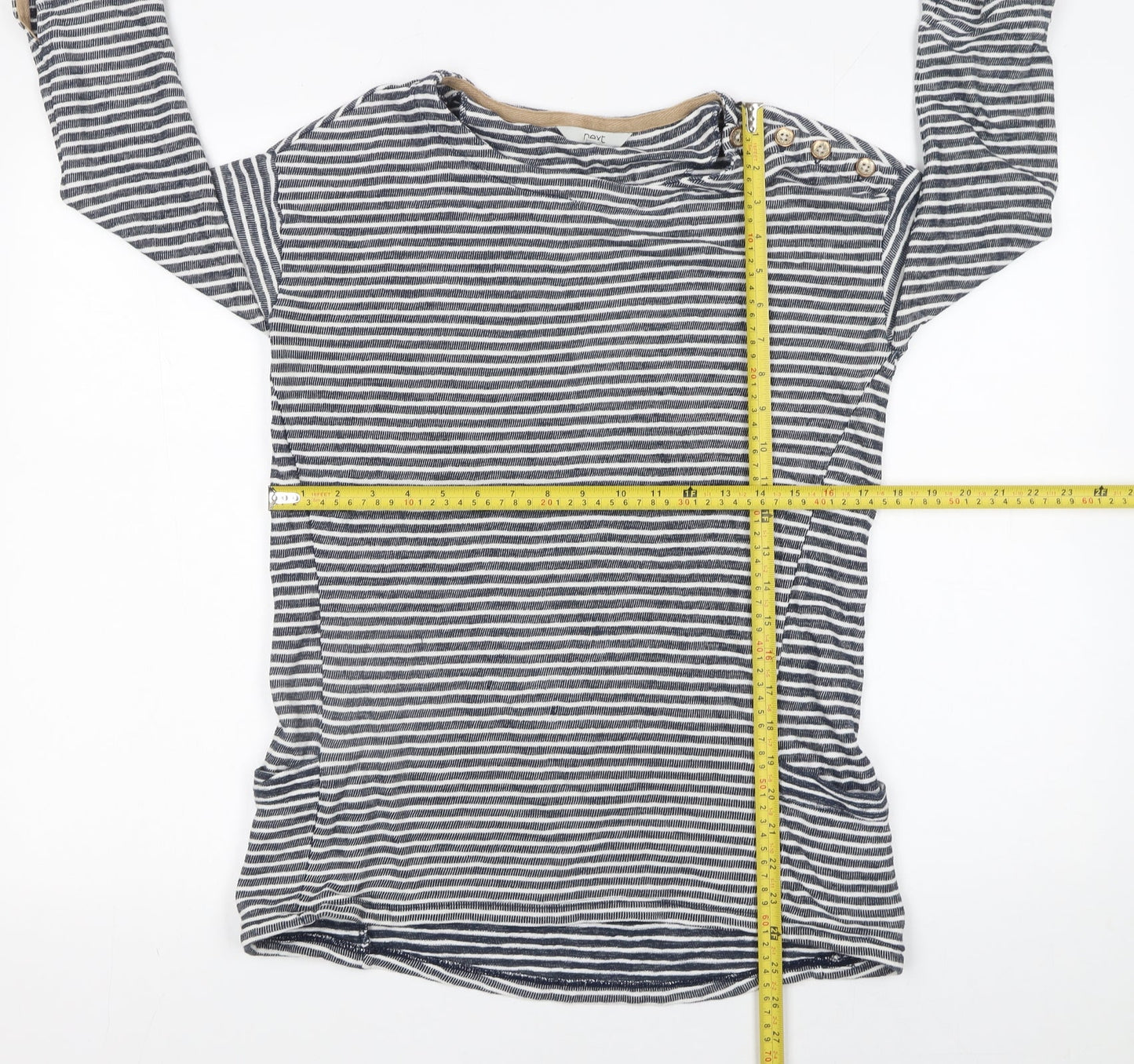 Womens UK Size 8 NEXT Blue Basic T-Shirt