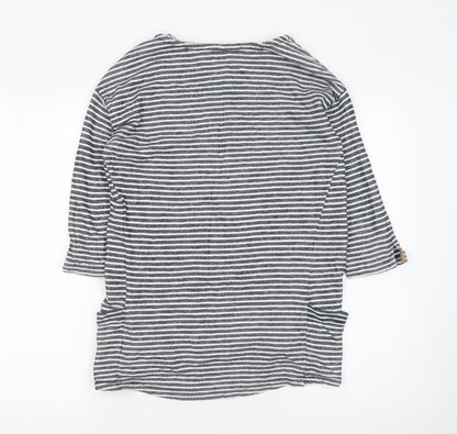 Womens UK Size 8 NEXT Blue Basic T-Shirt
