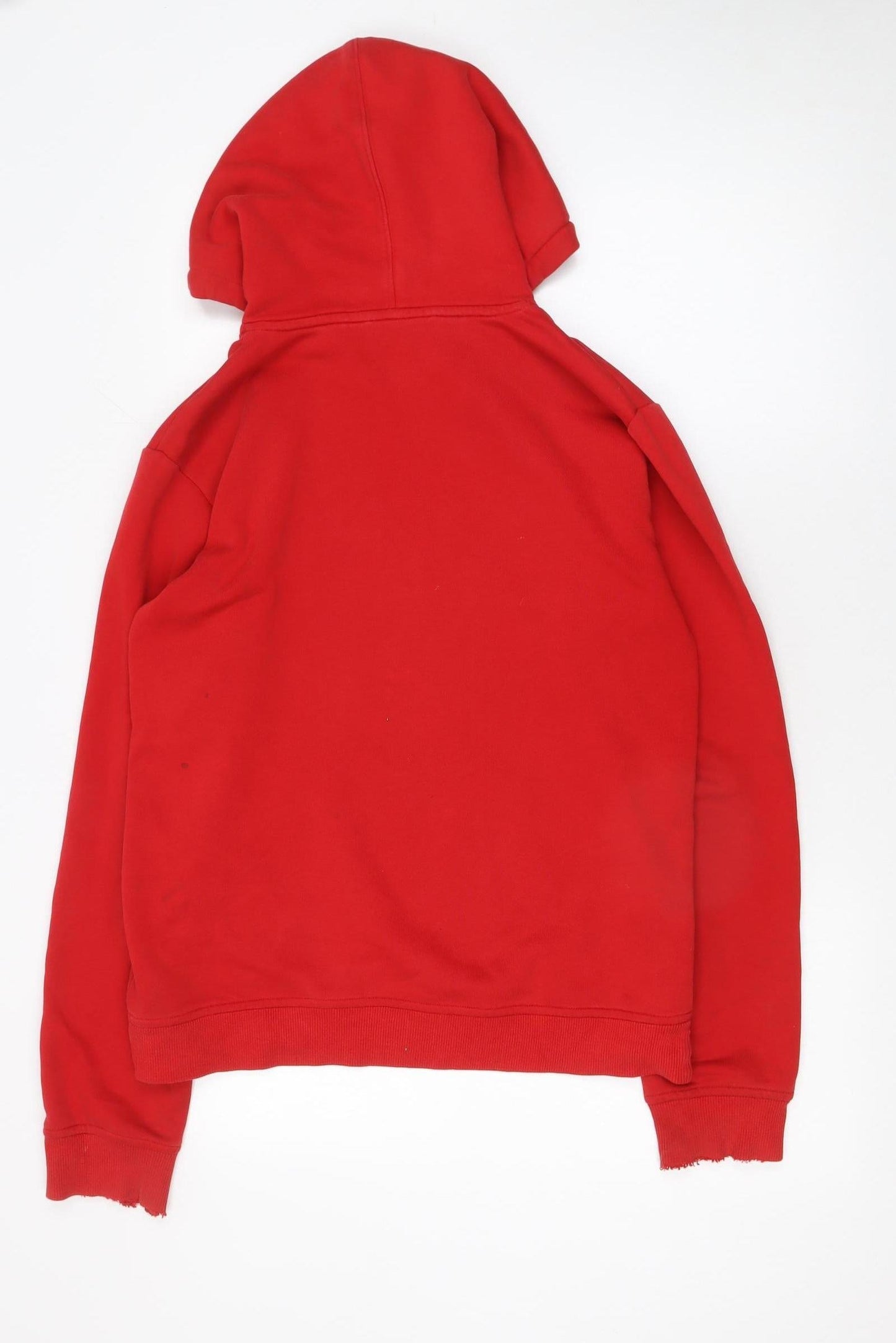 Mens UK Size S adidas Red Pullover Hoodie
