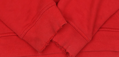 Mens UK Size S adidas Red Pullover Hoodie