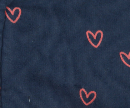 Girls UK Size 4-5 Years Marks and Spencer Blue Full Zip Hoodie