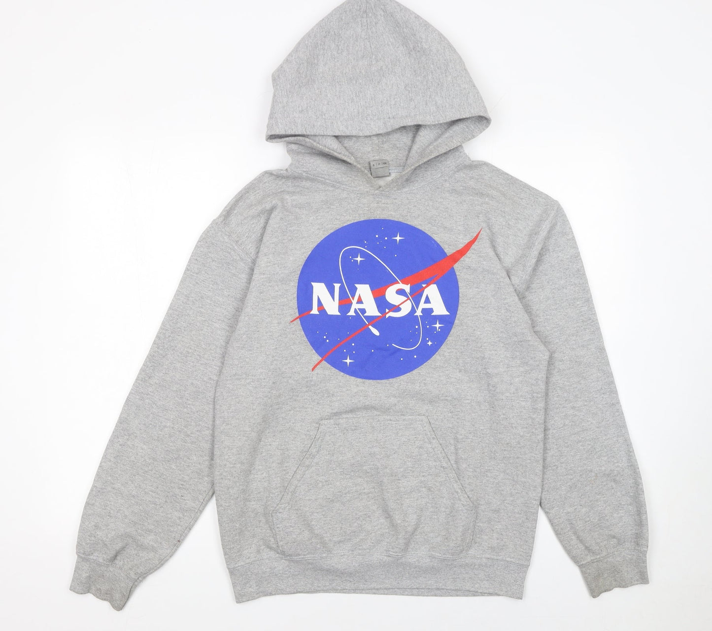 Mens UK Size S Gildan Grey Pullover Hoodie