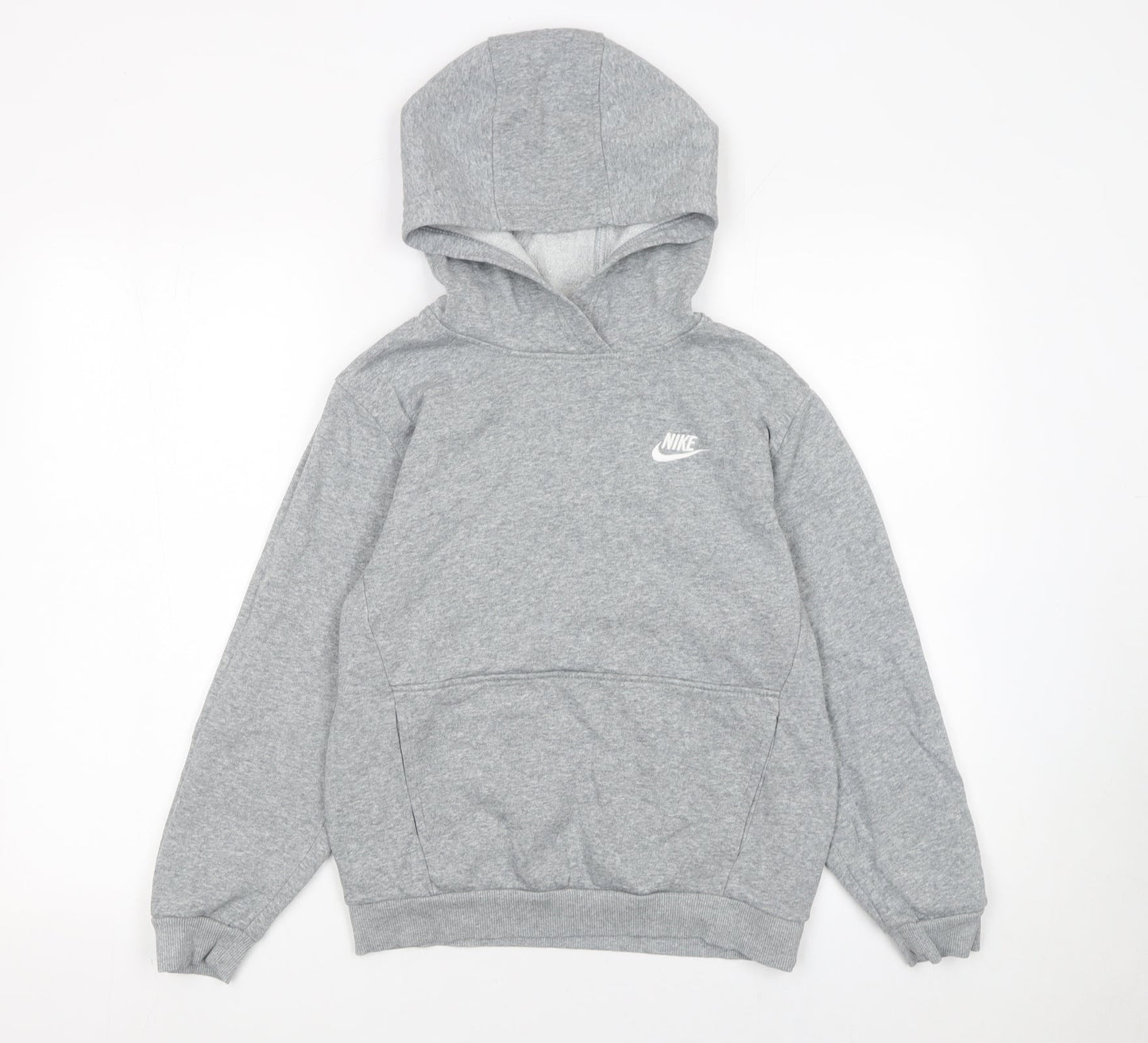 Boys UK Size 13-14 Years Nike Grey Pullover Hoodie