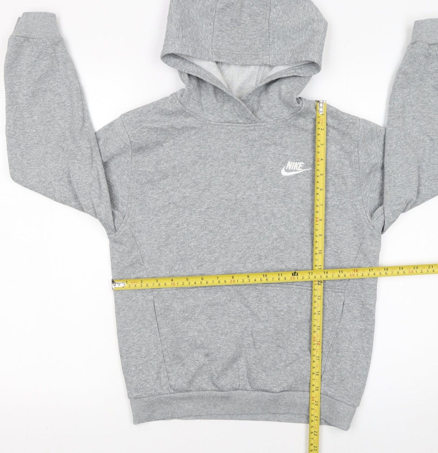 Boys UK Size 13-14 Years Nike Grey Pullover Hoodie