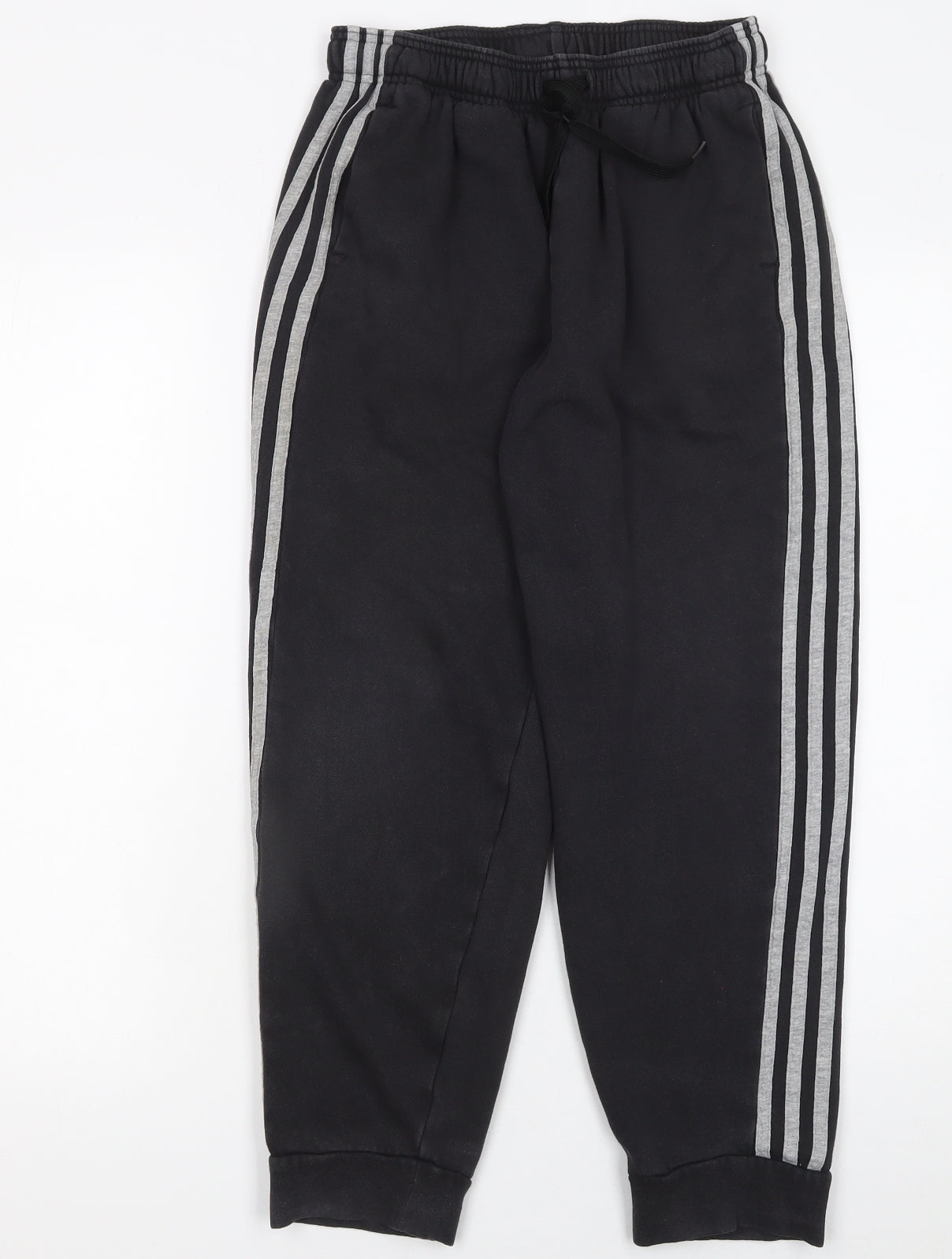 Boys UK Size 13-14 Years adidas Regular Fit Jogger Black Trousers