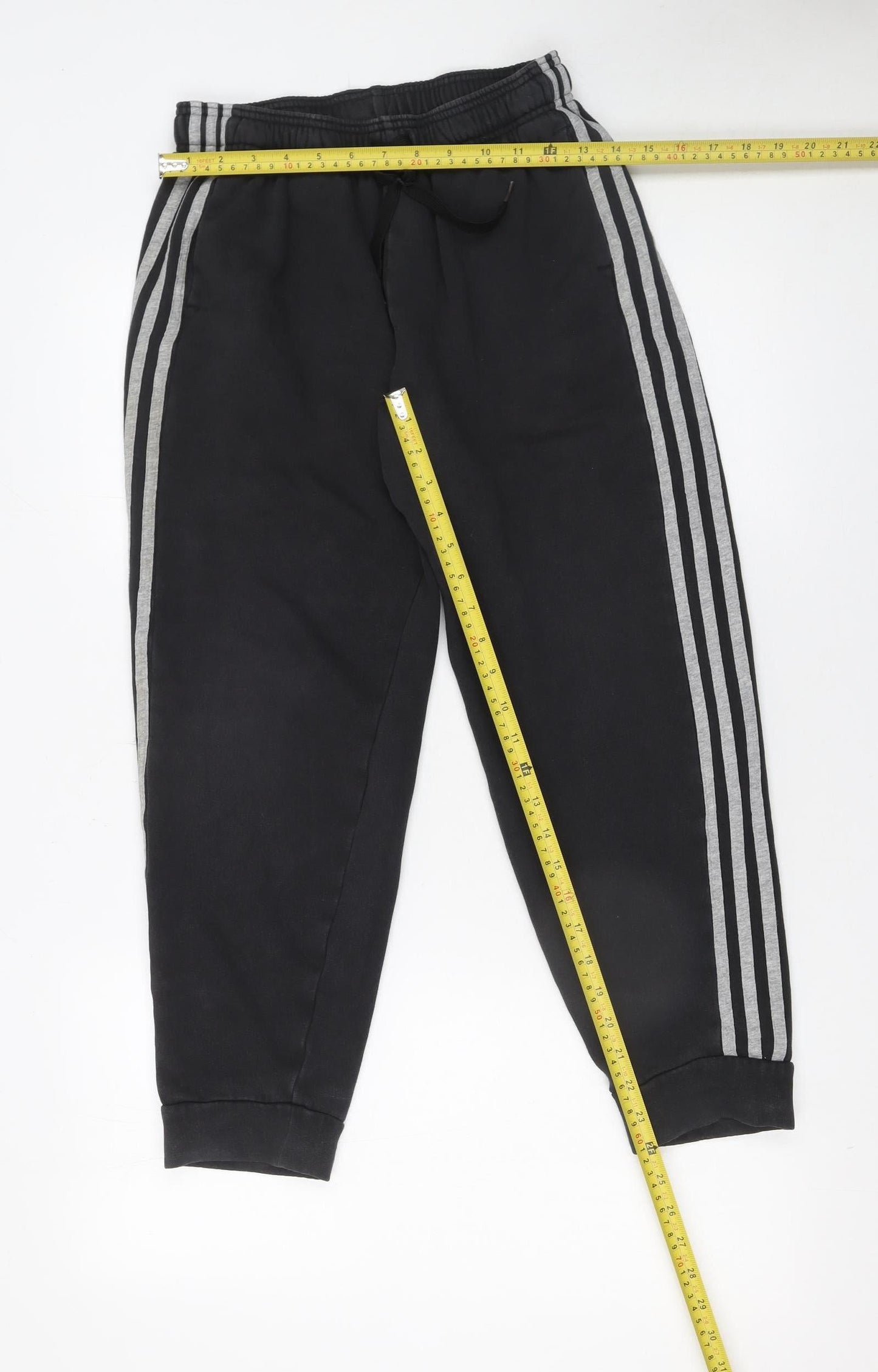 Boys UK Size 13-14 Years adidas Regular Fit Jogger Black Trousers