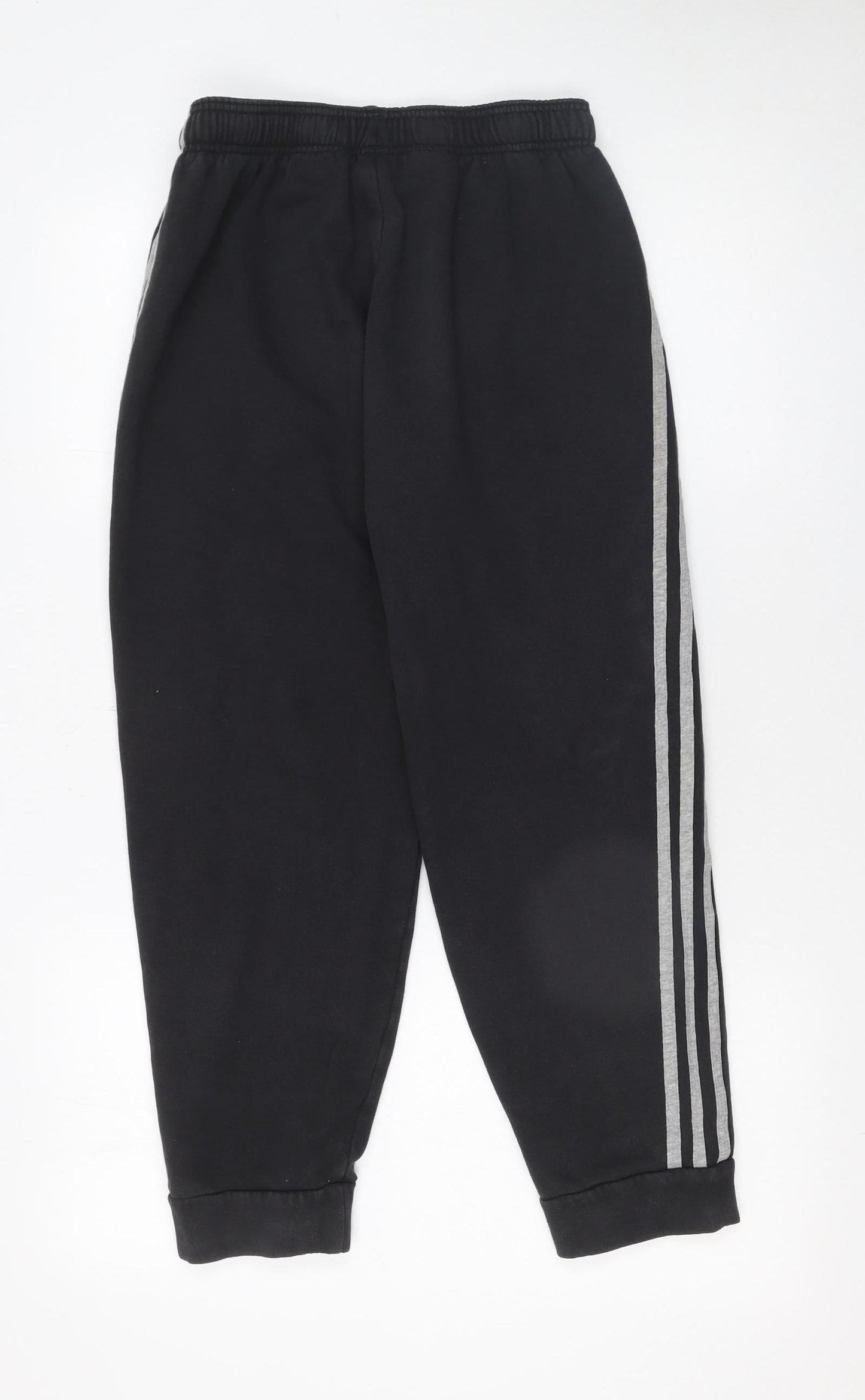 Boys UK Size 13-14 Years adidas Regular Fit Jogger Black Trousers