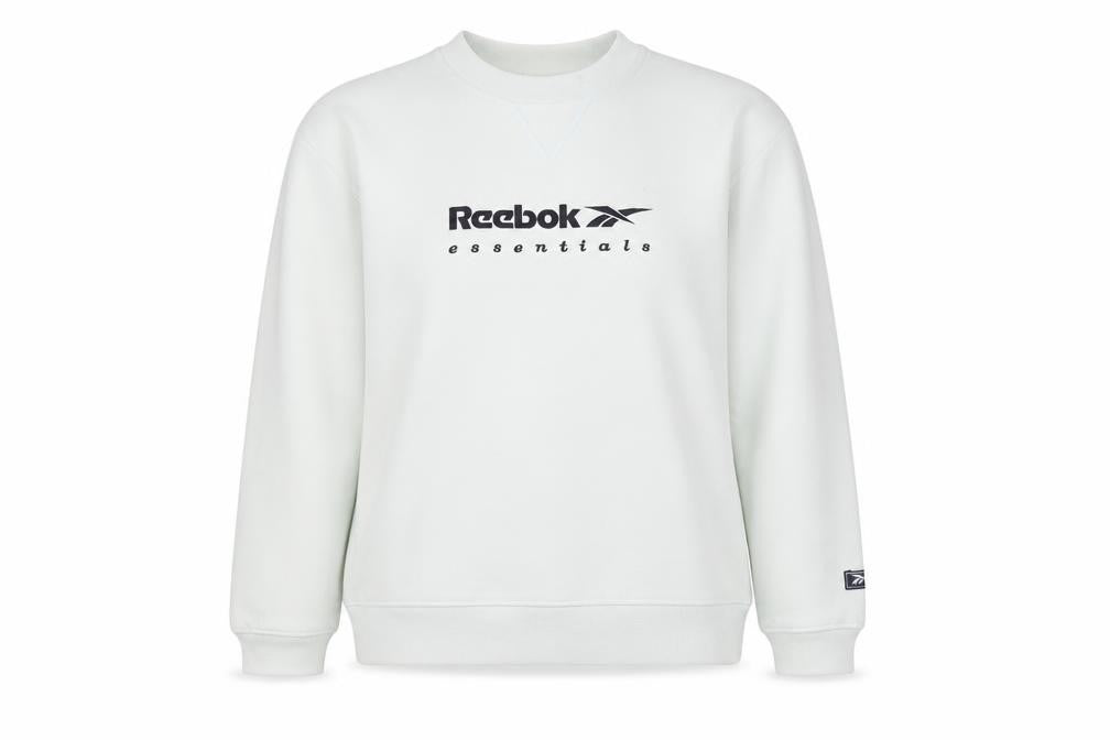 Womens UK Size 12 Reebok Blue Pullover Sweatshirt