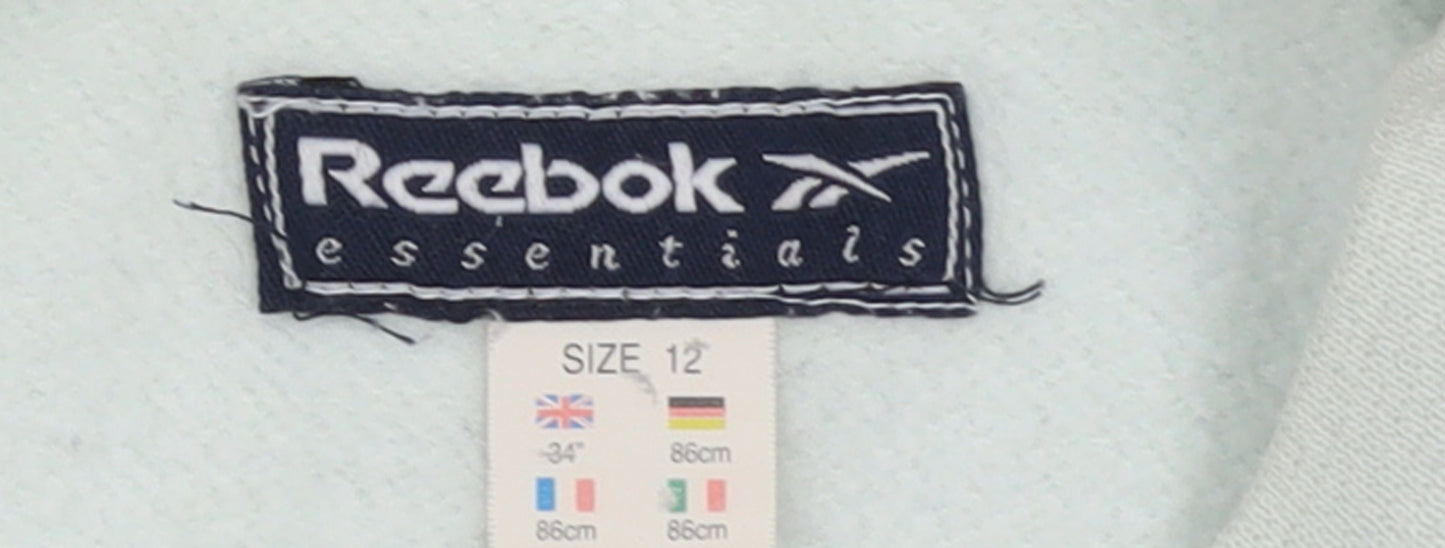 Womens UK Size 12 Reebok Blue Pullover Sweatshirt