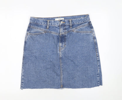 Womens UK Size L MNG Straight & Pencil Denim Skirt