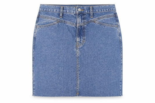 Womens UK Size L MNG Straight & Pencil Denim Skirt
