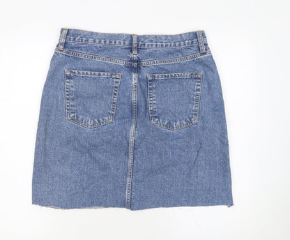 Womens UK Size L MNG Straight & Pencil Denim Skirt