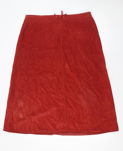 Womens UK Size 16 Alice Collins A-Line Corduroy Skirt