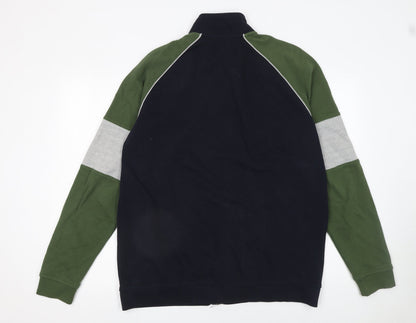 Burton Menswear Men’s Multicoloured L Full Zip Cotton Jumper
