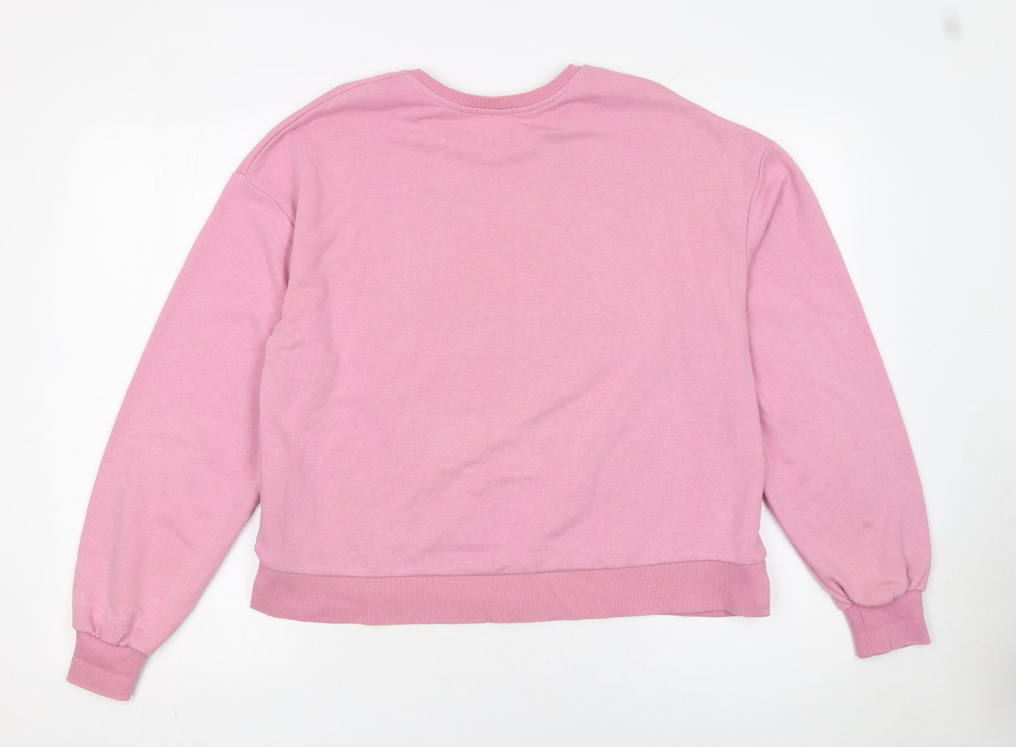 Womens UK Size 12 Stradivarius Pink Pullover Sweatshirt