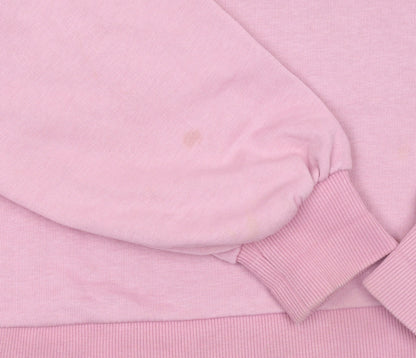 Womens UK Size 12 Stradivarius Pink Pullover Sweatshirt