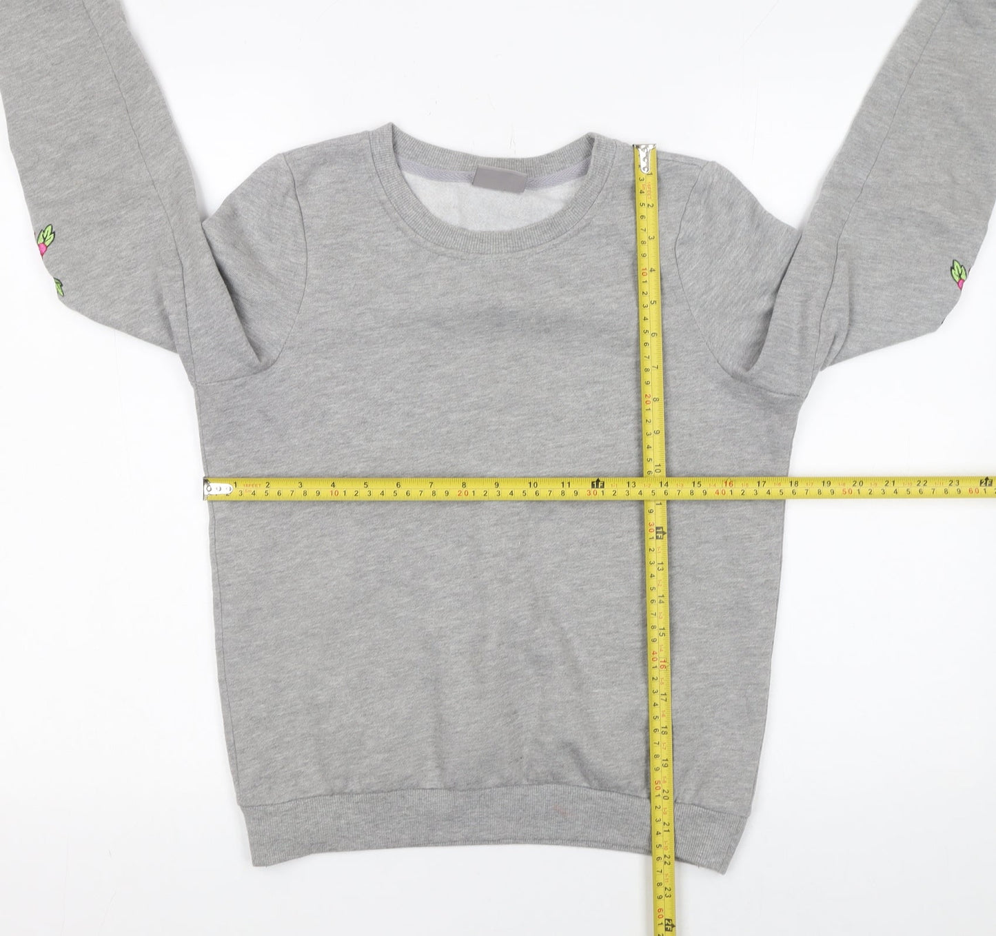 Womens UK Size XS VERO MODA Grey Pullover Sweatshirt