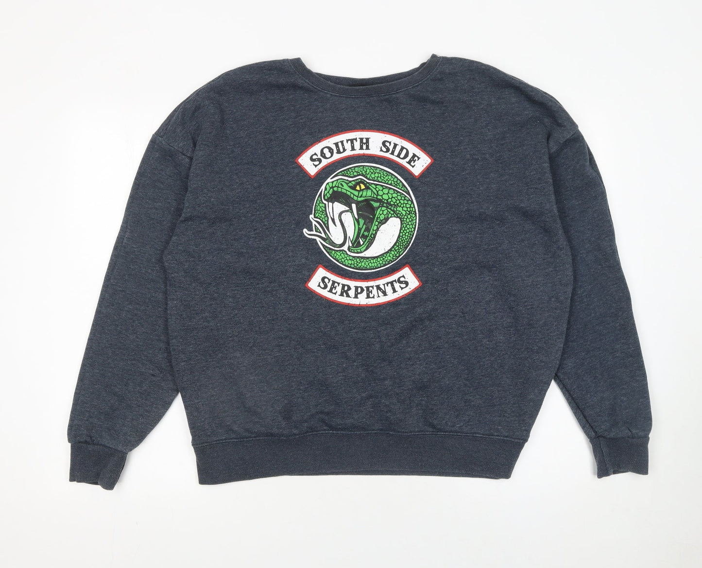 Womens UK Size L Riverdale Grey Pullover Sweatshirt