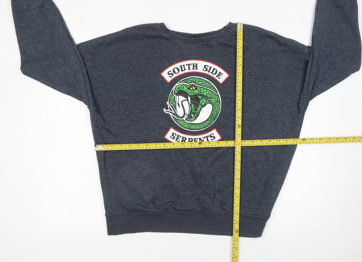 Womens UK Size L Riverdale Grey Pullover Sweatshirt