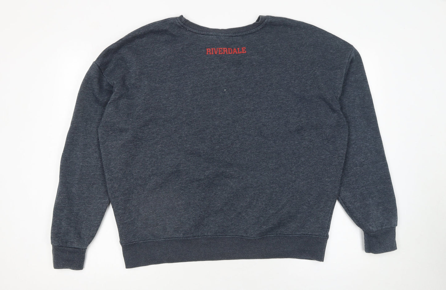 Womens UK Size L Riverdale Grey Pullover Sweatshirt