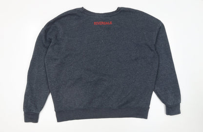 Womens UK Size L Riverdale Grey Pullover Sweatshirt