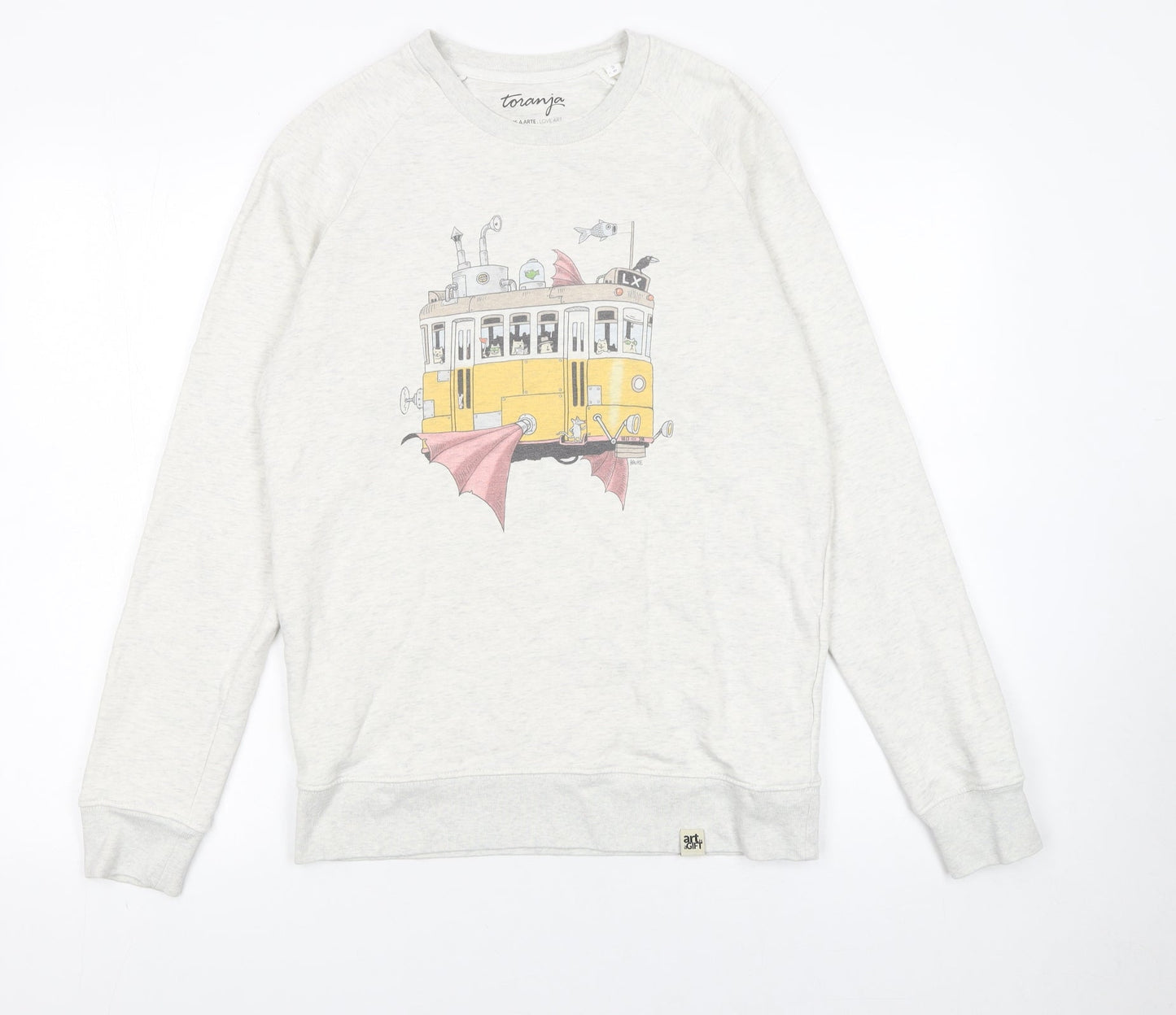 Womens UK Size XS Toranja Grey Pullover Sweatshirt