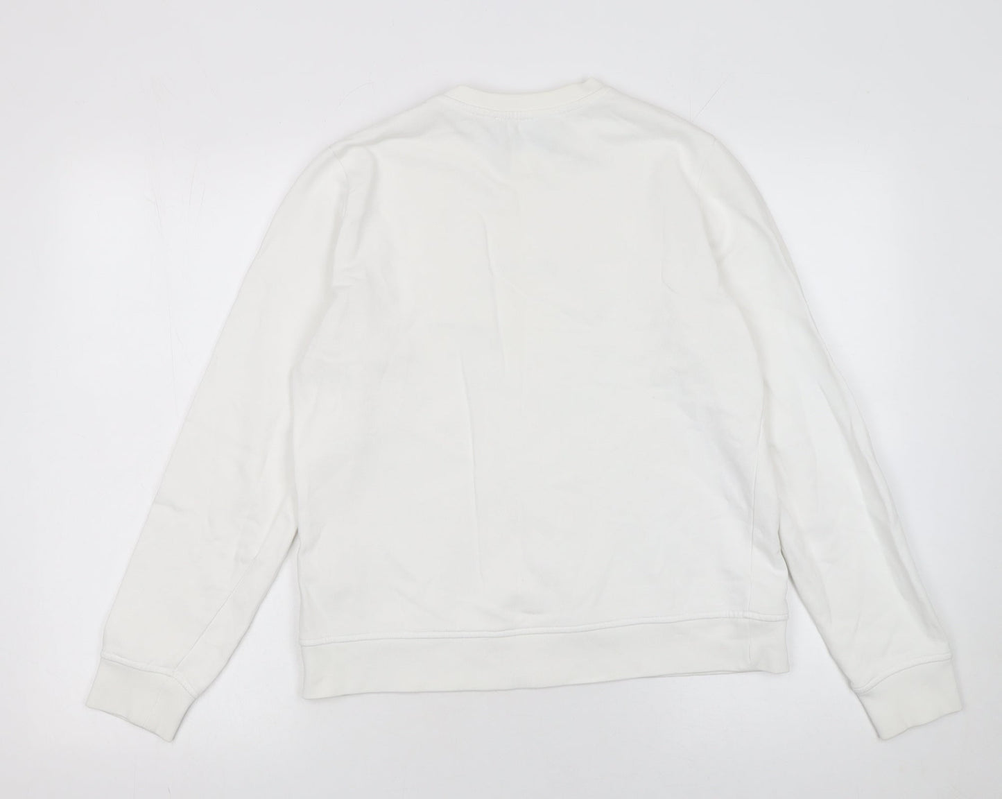 Womens UK Size M Karl Lagerfeld White Pullover Sweatshirt