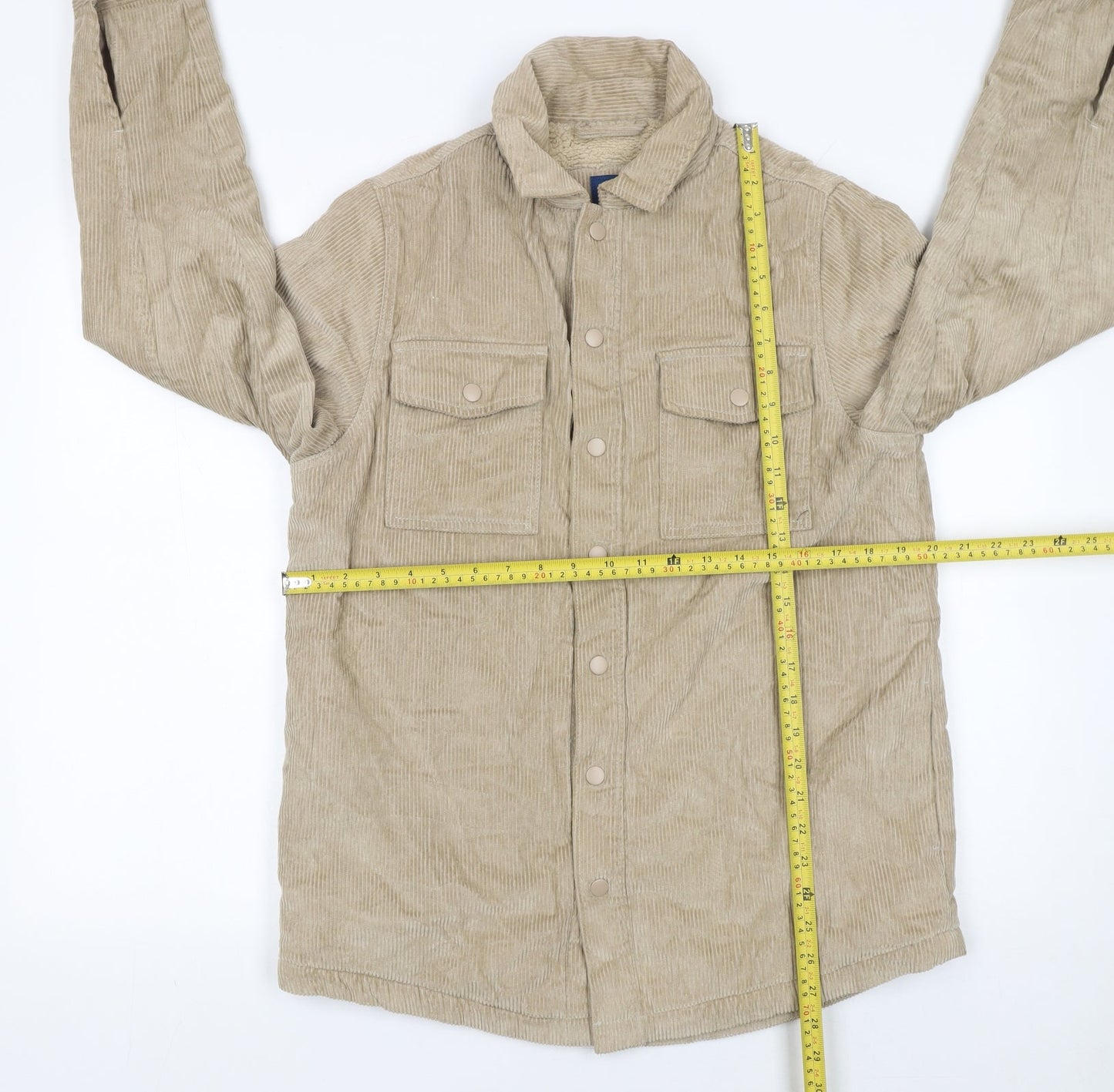 Mens UK Size S Cotton Traders Beige Basic Jacket