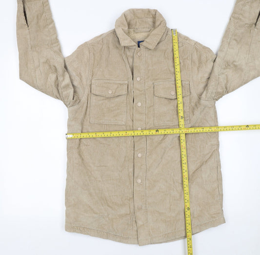 Mens UK Size S Cotton Traders Beige Basic Jacket