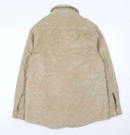 Mens UK Size S Cotton Traders Beige Basic Jacket