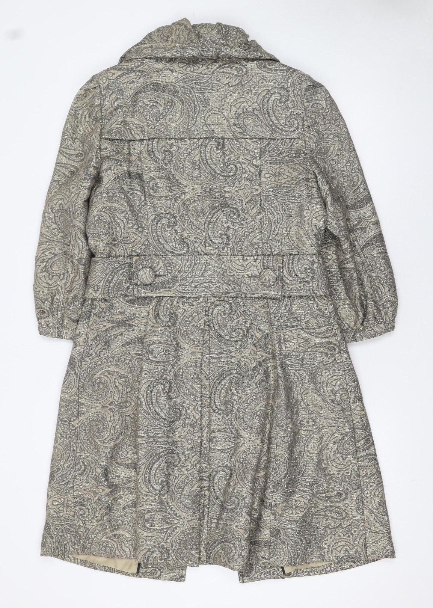 Womens UK Size 12 Atmosphere Grey Trench Coat