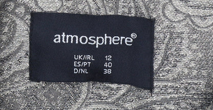Womens UK Size 12 Atmosphere Grey Trench Coat