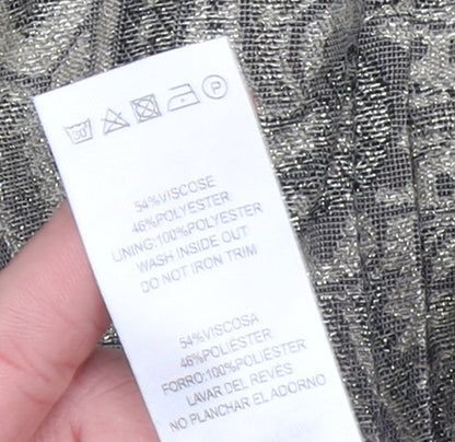 Womens UK Size 12 Atmosphere Grey Trench Coat
