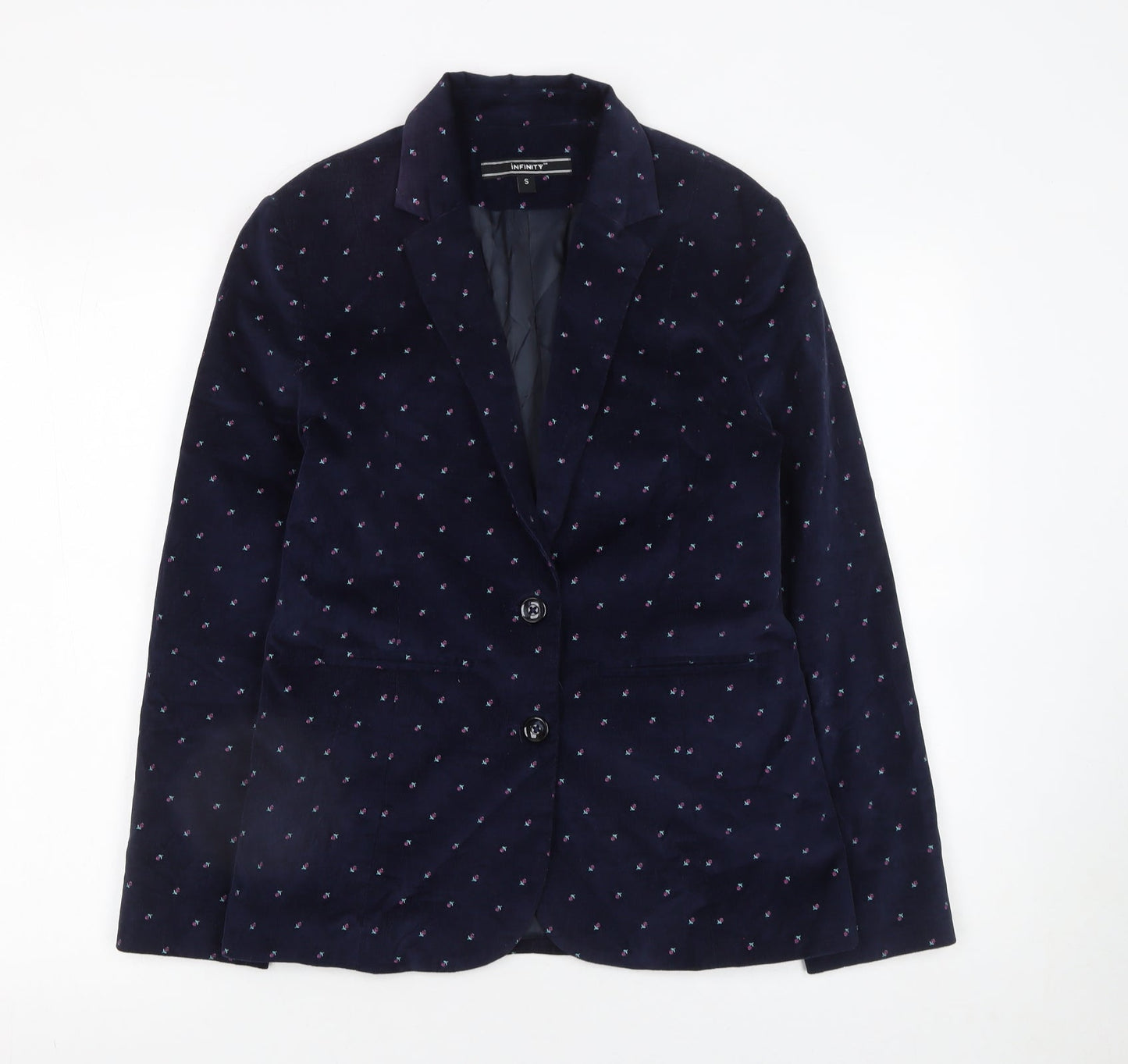 Womens UK Size S Infinity Regular Blue Blazer
