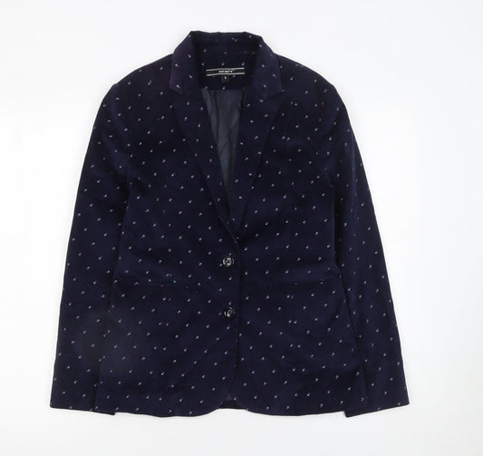 Womens UK Size S Infinity Regular Blue Blazer