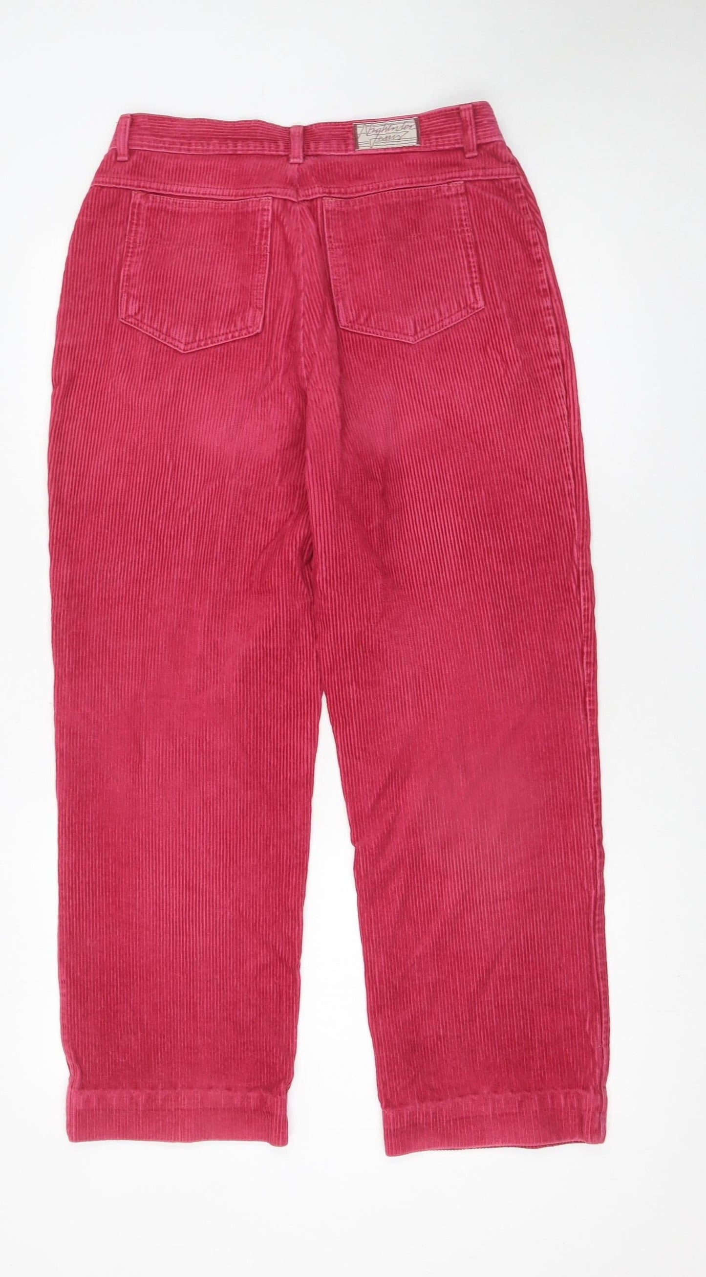 Womens UK Size 16 Marks and Spencer Regular Fit Casual Pink Trousers