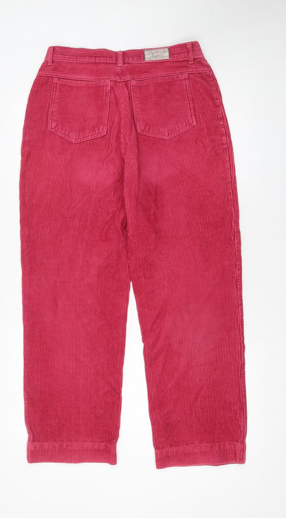 Womens UK Size 16 Marks and Spencer Regular Fit Casual Pink Trousers