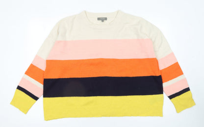 Womens UK Size XL Oasis Multicoloured Pullover Jumper