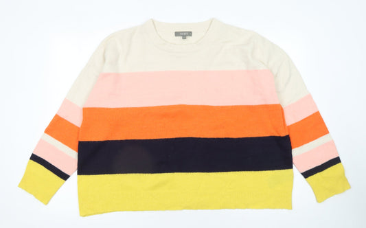 Womens UK Size XL Oasis Multicoloured Pullover Jumper