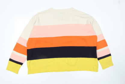 Womens UK Size XL Oasis Multicoloured Pullover Jumper