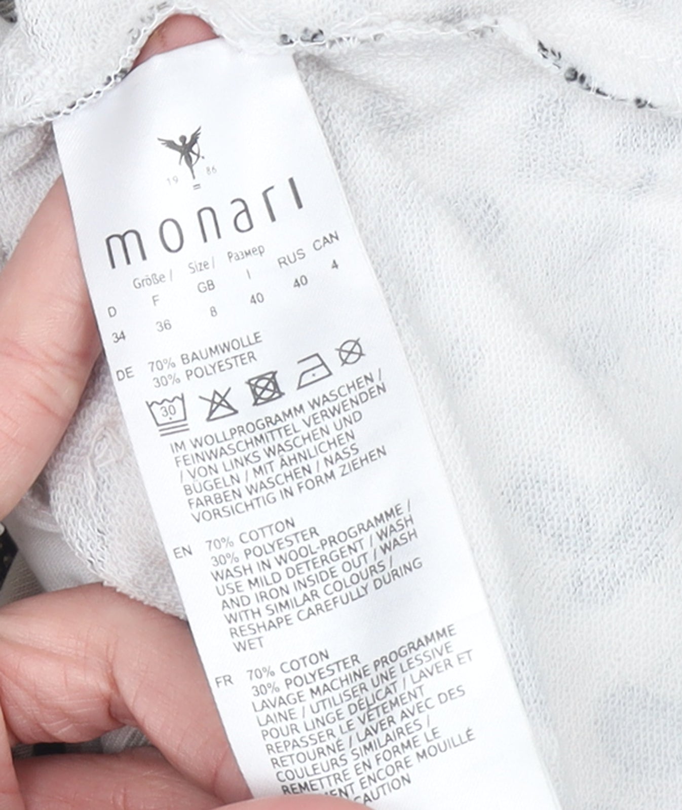 Womens UK Size 8 monari T-Shirt Dress