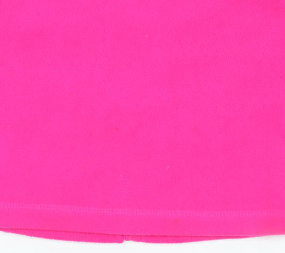 Gelert Girls Pink Fleece Full Zip Jacket 13 Years Lightweight Outdoor