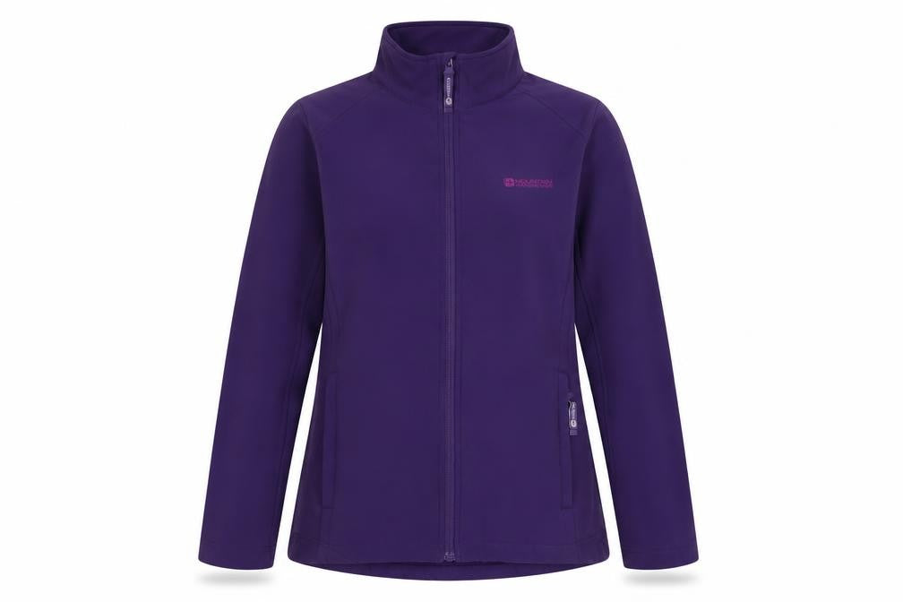 Womens UK Size 14 Mountain Essentials Purple Soft Shell