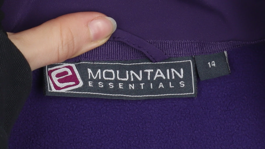 Womens UK Size 14 Mountain Essentials Purple Soft Shell