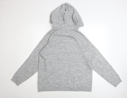 Womens UK Size S Dunnes Stores Grey Pullover Hoodie