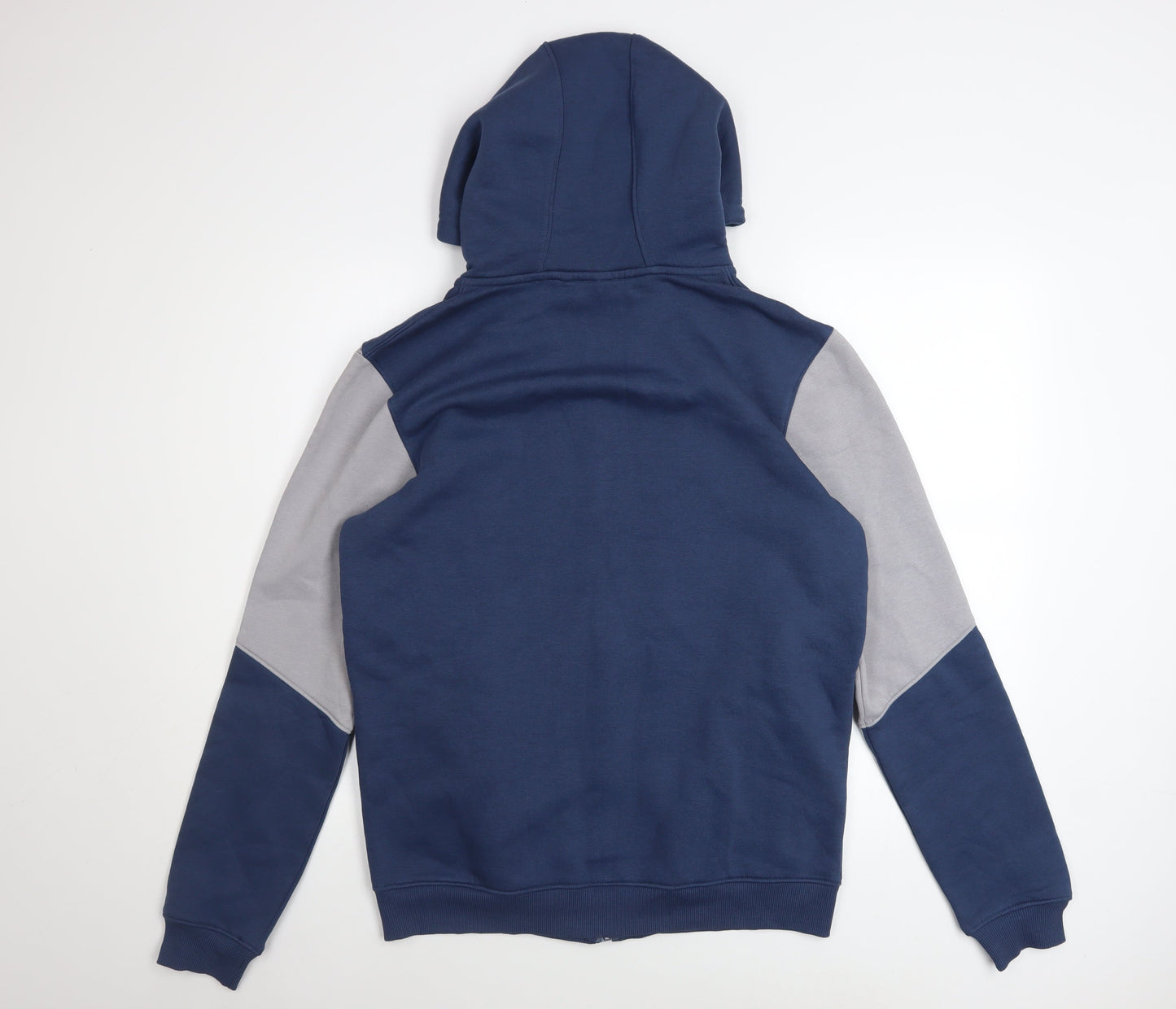 883 Police Men's Blue Grey Full Zip Hoodie Size M Cotton Blend