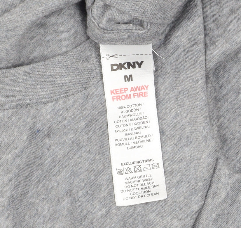Mens UK Size M DKNY Grey  T-Shirt