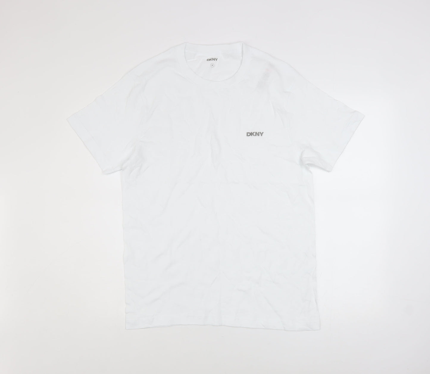 Mens UK Size M DKNY White  T-Shirt
