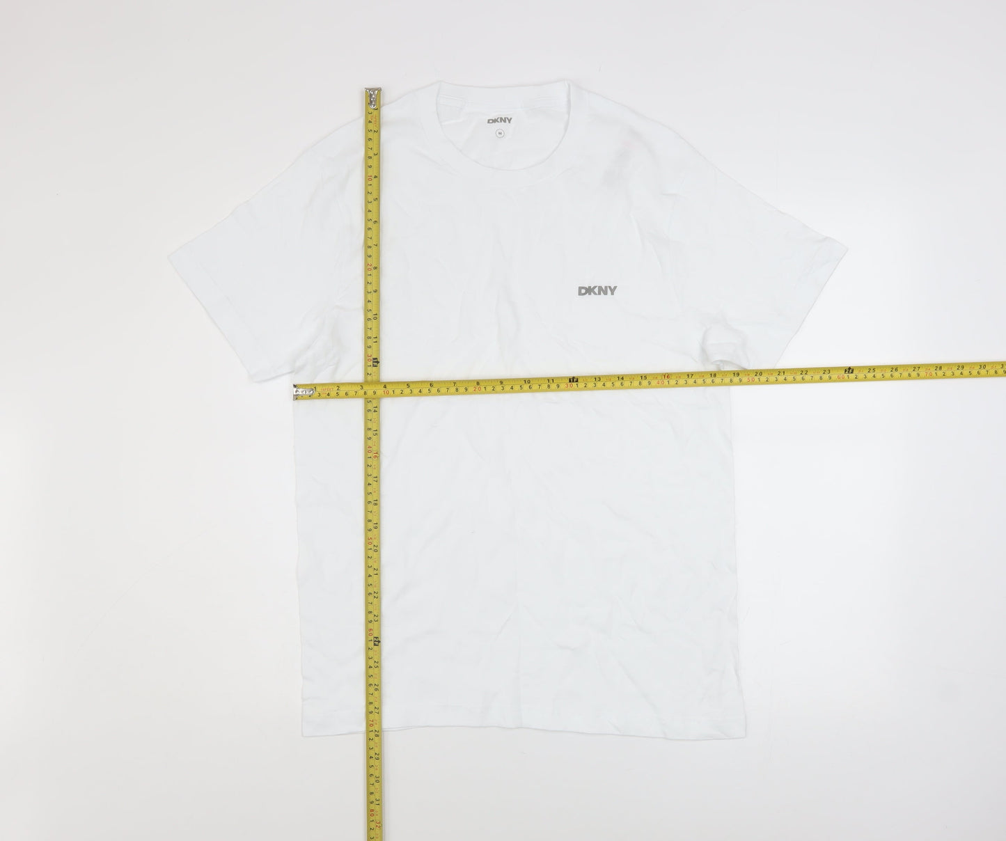 Mens UK Size M DKNY White  T-Shirt